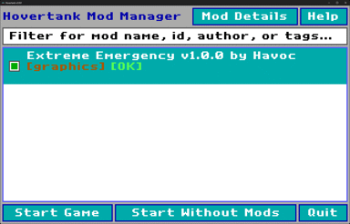 First Version of the Mod Manager