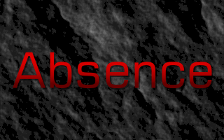 Absence - Title Screen