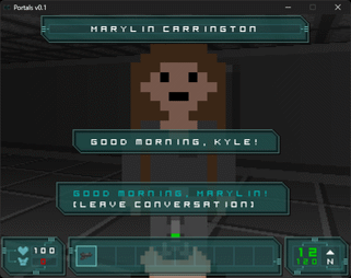 Portals OpenGL renderer screenshot